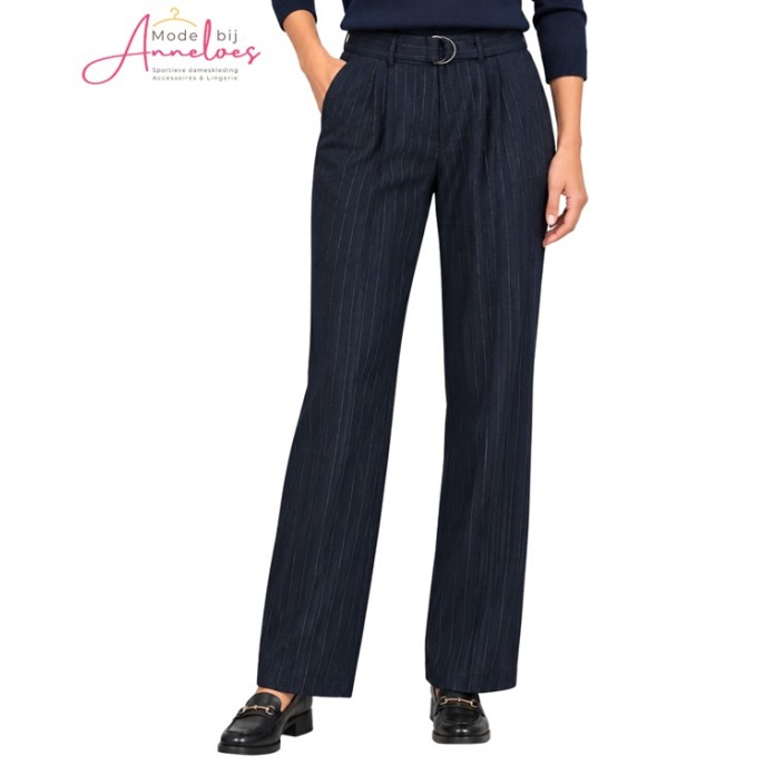 Barbara Lebek broek 15505062-870 donker blauw